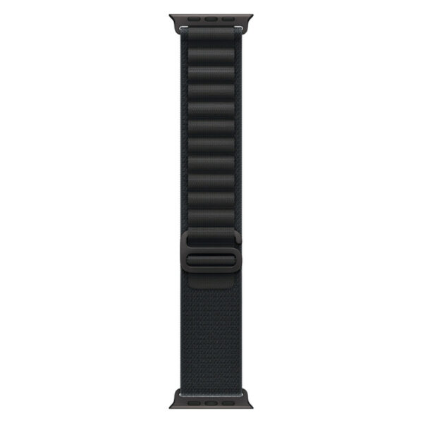 Apple Watch Ultra 3, 49 мм корпус из титана цвета Черный титан, ремешок Alpine черного цвета