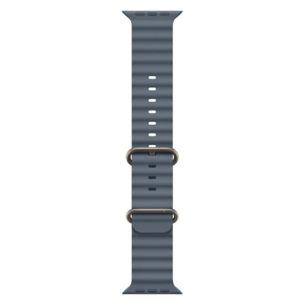 Apple Watch Ultra 3, 49 мм корпус из титана, ремешок Ocean синего цвета