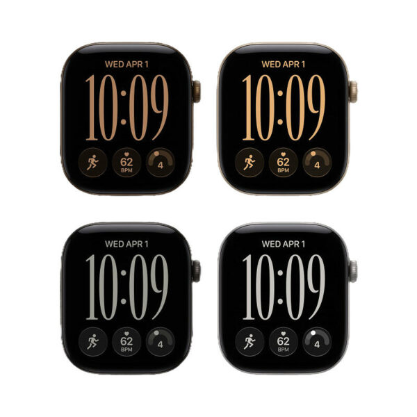 Apple Watch Series 12 42 мм корпус из алюминия бронза, оливковый спортивный ремешок
