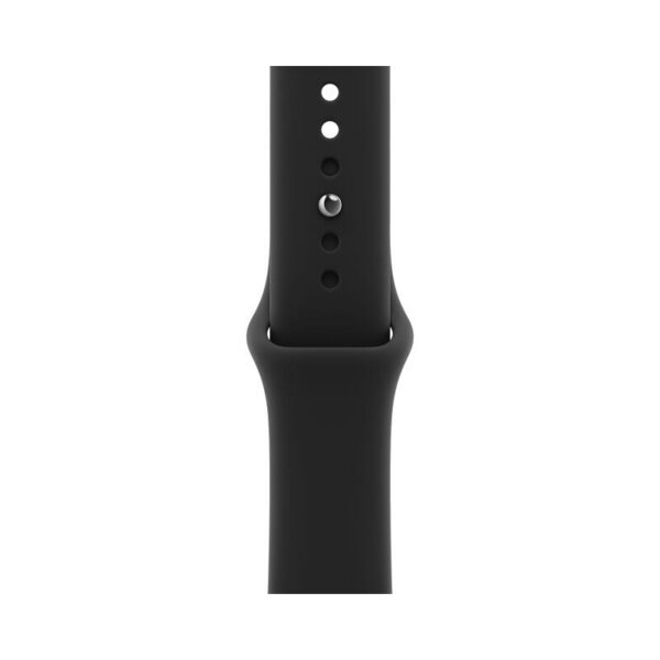 Apple Watch Series 12 42 мм корпус из алюминия черного, черный спортивный ремешок