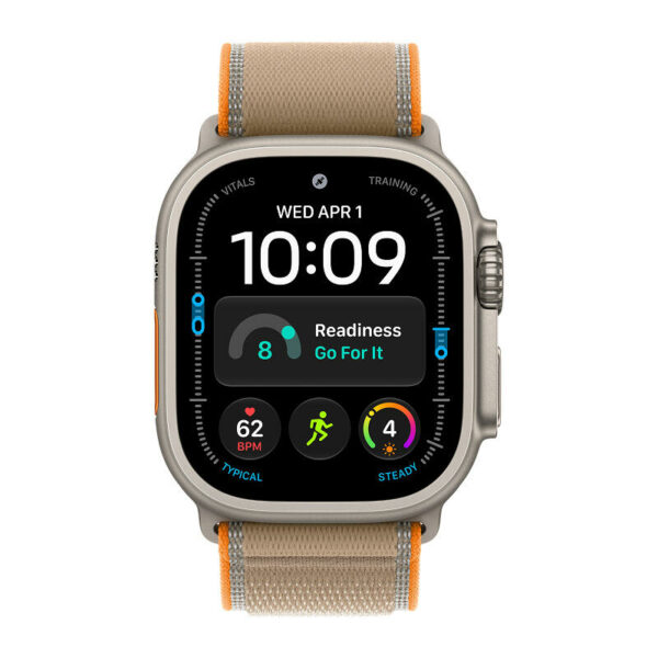 Apple Watch Ultra 4, 49 мм корпус из титана, ремешок Trail пустынный