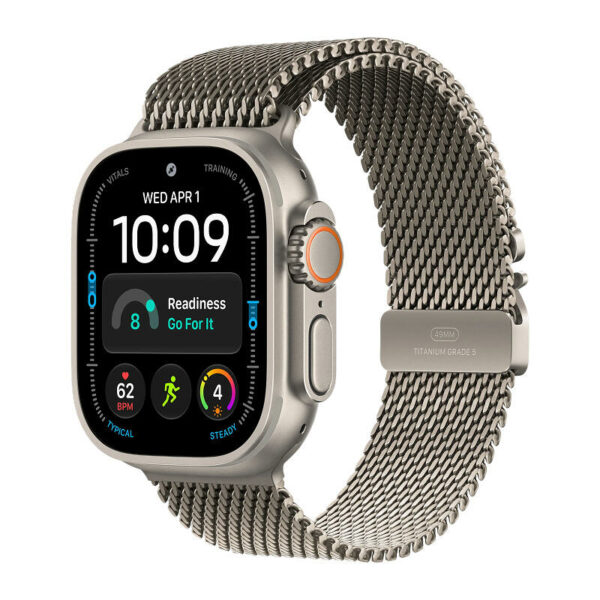 Apple Watch Ultra 4, 49 мм корпус из титана, браслет миланская петля