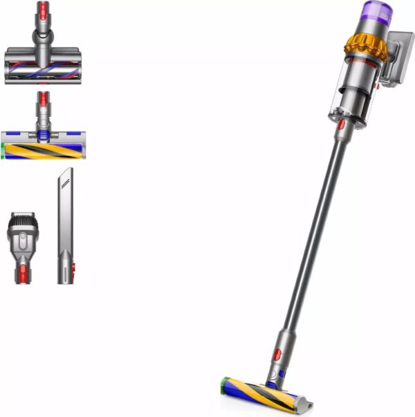 Беспроводной пылесос Dyson V15 Detect Absolute Серебристый/Желтый